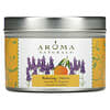 Aroma Naturals, Soy VegePure，旅行罐蠟燭，放鬆，薰衣花草和橘子，2.8盎司（79.38克）