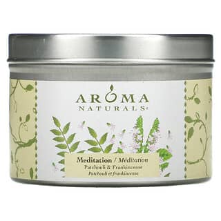 Aroma Naturals (أروما ناتشورالز)‏, Soy VegePure، شمعة متنقلة، تأمل، بتشول ولبان الشحري، 2.8 أونصة (79.38 جم)