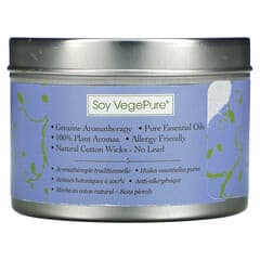 Aroma Naturals, Soy VegePure, Travel Tin Candle, Tranquility, Lavender, 2.8 oz (79.38 g)