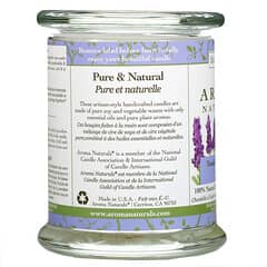 Aroma Naturals, Vela de Aceites Esenciales y Soya 100% Natural, Tranquilidad, Lavanda, 8.8 oz (260 g)