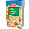 Instant Organic Oatmeal with Flax, Hot Cereal, 10 Packets, 1.25 oz Each