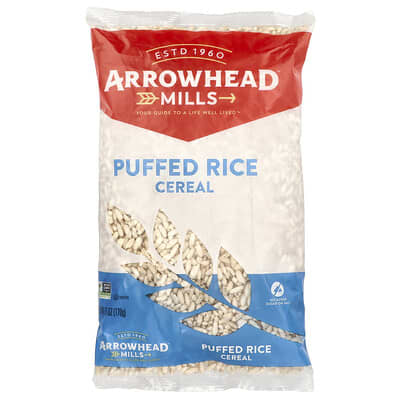 Arrowhead Mills, Puffed Rice Cereal, 170 g (6 oz)