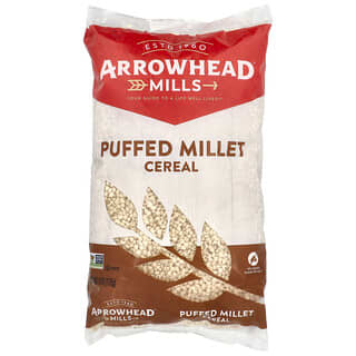 Arrowhead Mills, Cereal Tufado de Milhete, 170 g (6 oz)