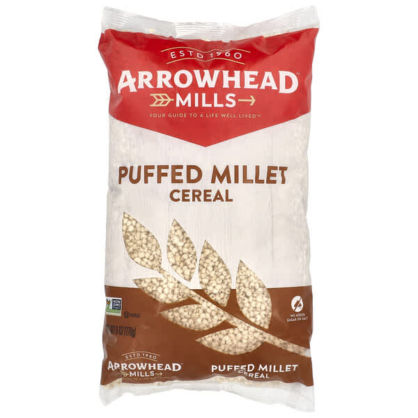 Arrowhead Mills, Puffed Millet Cereal, 6 oz (170 g)