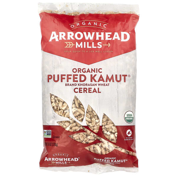Arrowhead Mills, Organic Puffed Kamut® Cereal, 6 oz (170 g) — product photo 1