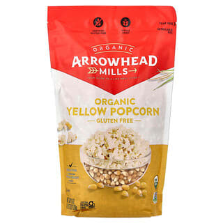 Arrowhead Mills, Органични жълти пуканки, 28 унции (793 g)
