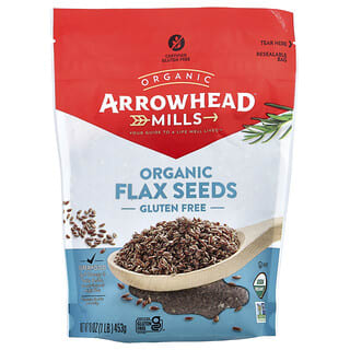 Arrowhead Mills, Graines de lin bio, 16 oz (453 g)