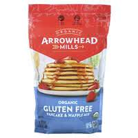 Arrowhead Mills, Organic Gluten Free Pancake & Waffle Mix, 1 lb 6 oz (623 g)