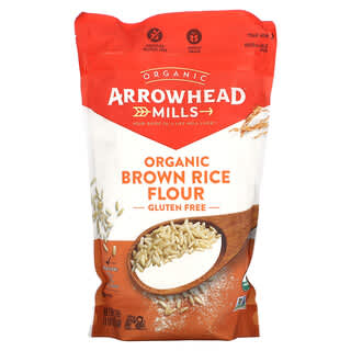Arrowhead Mills, Harina de arroz integral orgánico, Sin gluten, 680 g (24 oz)