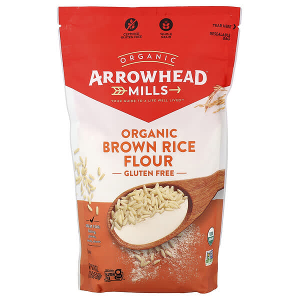 Arrowhead Mills, 有機糙米粉，無麩質，24 盎司（680 克）