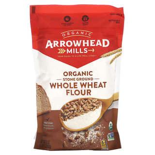 Arrowhead Mills, 有機全麥面粉，石磨，22 盎司（623 克）