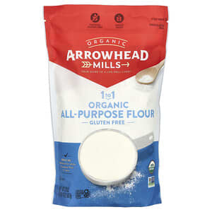 Arrowhead Mills, 1 To 1 Organic All-Purpose Flour, Gluten Free, 20 oz (567 g)'