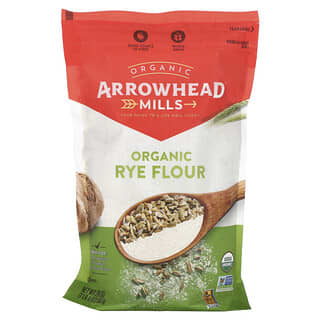Arrowhead Mills, Farinha de Centeio Orgânica, 567 g (20 oz)