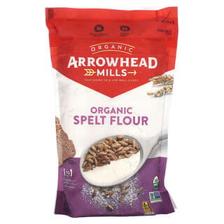 Arrowhead Mills, Harina de espelta orgánica, 623 g (22 oz)