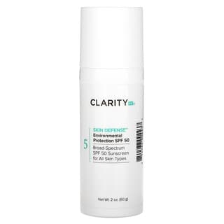 ClarityRx, 肌肤防御，环保 SPF 50，2 盎司（60 克）