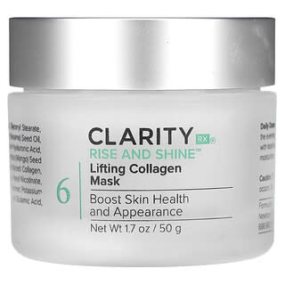 ClarityRx, Rise and Shine, Masque lissant au collagène, 50 g
