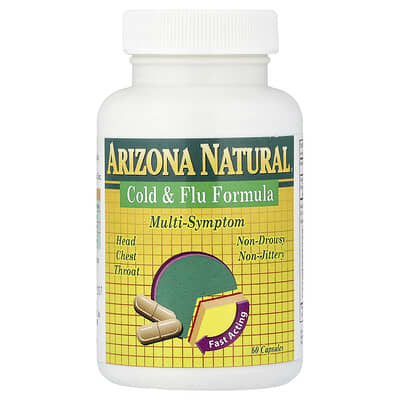 Arizona Natural, Cold & Flu Formula, 60 Capsules