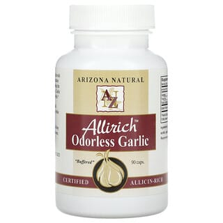 Arizona Natural, Allirich, Odorless Garlic, 100 Capsules