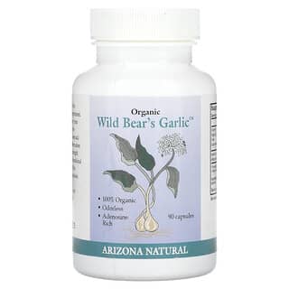 Arizona Natural, Organic Wild Bear´s Garlic , 90 Capsules