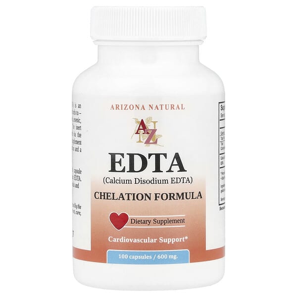 EDTA, 600 mg, 100 Capsules