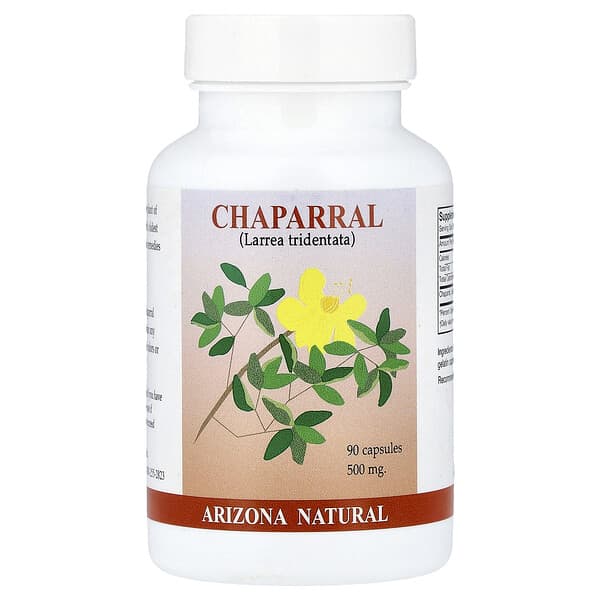 Chaparral, 90 Capsules (500 mg per Capsule)