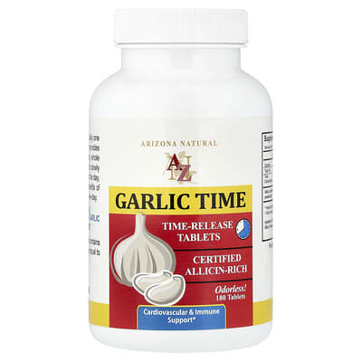 Arizona Natural, Garlic Time, 600 mg , 180 Tablets