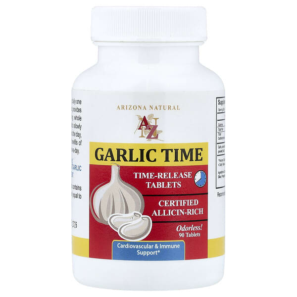 Garlic Time, 90 Tablets (600 mg per Tablet)
