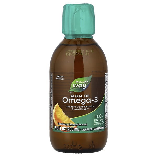 Algal Oil, Omega-3, Cranberry Orange, 6.8 fl oz (200 ml)