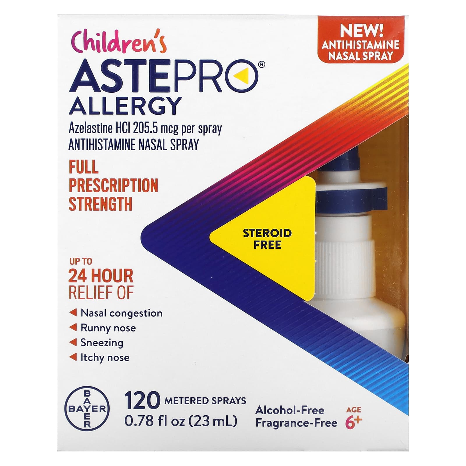 ASTEPRO, Children's Allergy, Antihistamine Nasal Spray, Age 6
