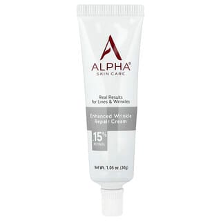 Alpha Skin Care, крем для восстановления морщин с усиленным усилением для всех типов кожи, 30 г