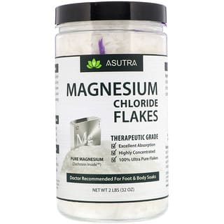 Asutra, Magnesium Chloride Flakes, Therapeutic Grade, 32 oz