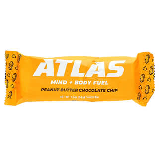 Atlas Bar, Protein Bar, Peanut Butter Chocolate Chip, 1.9 oz (54 g)