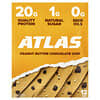 Atlas Bar, 프로틴바, 땅콩 버터 초콜릿 칩, 바 12개, 각 54g(1.9oz)