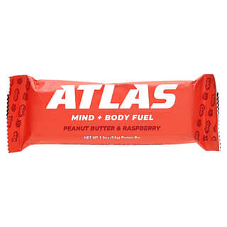 Atlas Bar, Protein Bar, Peanut Butter & Raspberry , 1.9 oz (54 g)