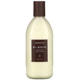 Aromatica, B5 + Après-shampooing fortifiant à la biotine, 400 ml