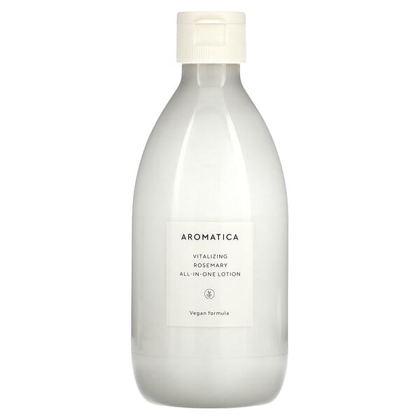 Aromatica, 煥活多合一迷迭香乳液，10.1 液量盎司（300 毫升）