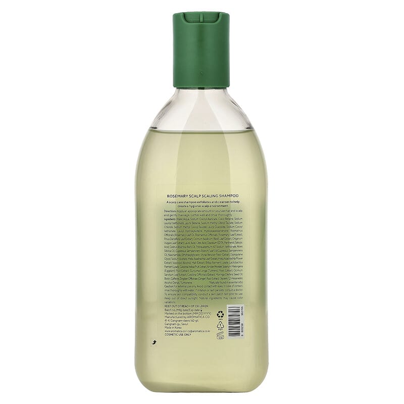 スカルプスケーリングシャンプー、ローズマリー、400ml（13.5液量オンス）