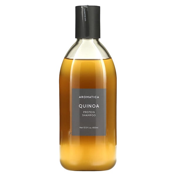 Aromatica‏, שמפו חלבון, קינואה, 13.5 אונקיות נוזל (400 מ“ל)