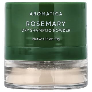 Aromatica, Poudre de shampooing sec, Romarin, 10 g
