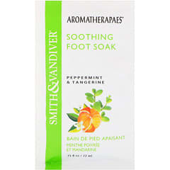 Smith & Vandiver, Soothing Foot Soak, Peppermint & Tangerine, .75 fl oz (22 ml) (販売終了商品) 