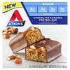 Atkins, снек, батончик із смаком шоколадно-карамельного кренделя, 5 батончиків, по 38 г (1,34 унції) кожний