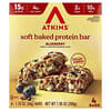 Atkins, Barre protéinée à enveloppe molle, Myrtille américaine, 4 barres, 50 g pièce
