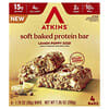 Atkins, Barre protéinée cuite au four, Graines de pavot et citron, 4 barres, 50 g pièce