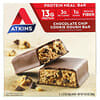 Atkins, 단백질이 풍부한 식사 대용 바, 초콜릿 칩 쿠키 도우 바, 5개입, 개당 60g(2.12oz)