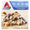 Atkins, 스낵, 캐러멜 초콜릿 너트 롤 바, 바 5개, 각 44g(1.55oz)