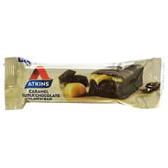 Atkins, Snack, Karamell Doppel Schokolade Crunch Riegel, 5 Riegel, 44 g (1,55 oz) pro Stück