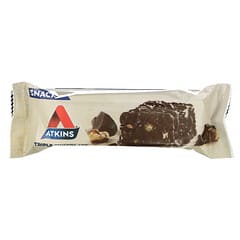 Atkins, Bocadillo, Barra de chocolate triple, 5 barras, 40 g (1,41 oz) cada una