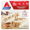 Atkins, Protein Meal Bar, proteinreicher Mahlzeiten-Riegel, Riegel mit knusprigen Vanille-Pekannüssen, 5 Riegel, je 48 g (1,69 oz.)