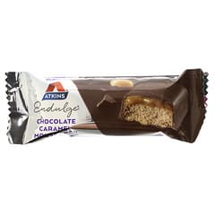 Atkins, Endulge, barra de mousse de chocolate y caramelo, 5 barras, 1,2 oz (34 g) por barra