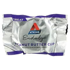 Atkins, オーガニック・ピーナッツバターカップ, ミルクチョコレート, 10 個, 各 0.5 オンス (15 g)